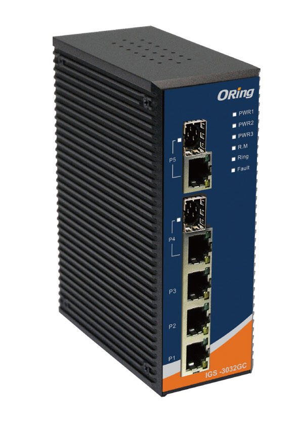 ORING-IGS-3032GC ORing Industrial Networking Corp. IGS-3032GC ORing GigE 3x 10/100/1000TX +2x SFP/RJ45 Managed Switch, Rugged, EN50155, DDM